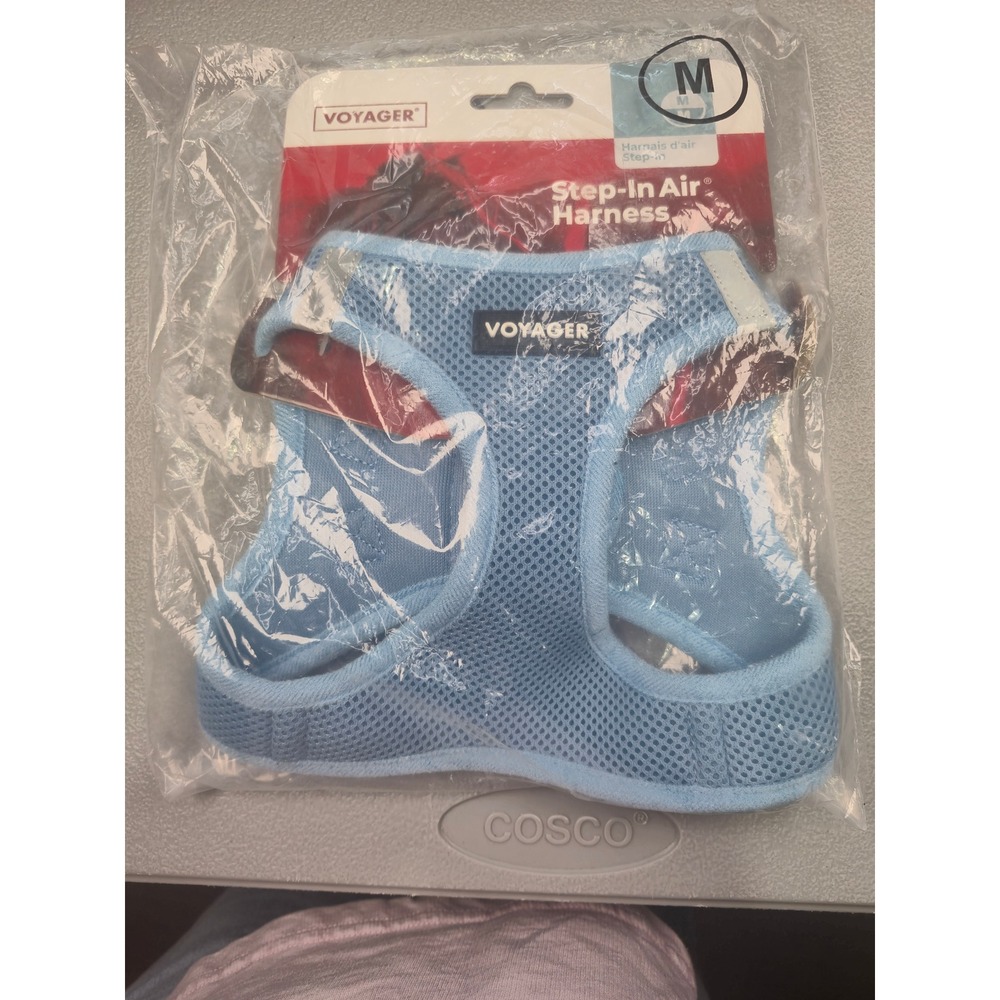 Voyager Step-In Air Mesh Dog Harness Light Blue Size Medium 207T-BBW